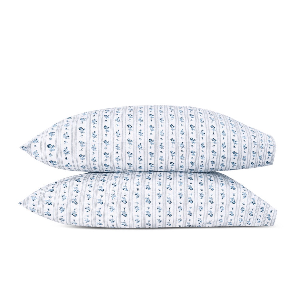 Cabanon Stripe Pillowcase Pair - Blue by Matouk
