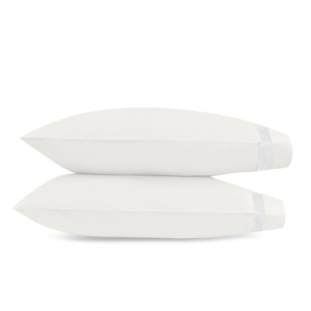 Cecily Pillowcase Pair - Bone by Matouk