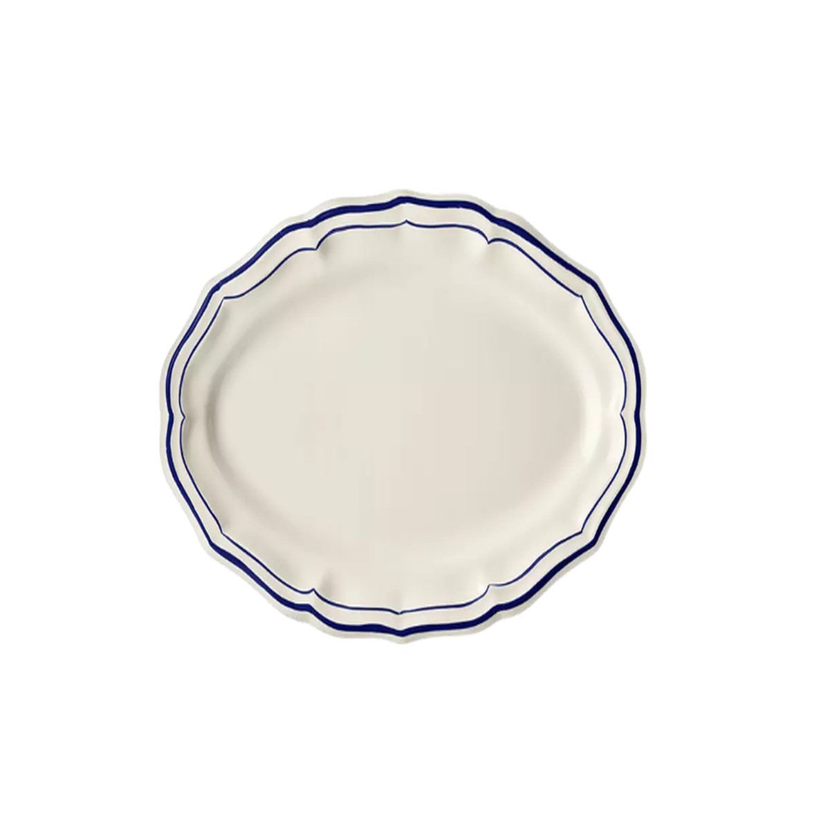 Filet Cobalt Oval Platter