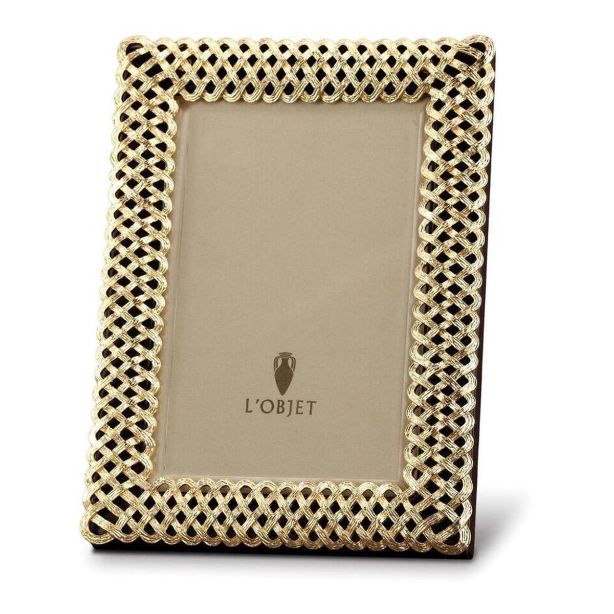 Braid Frame Gold - 8" x 10" by L'Objet