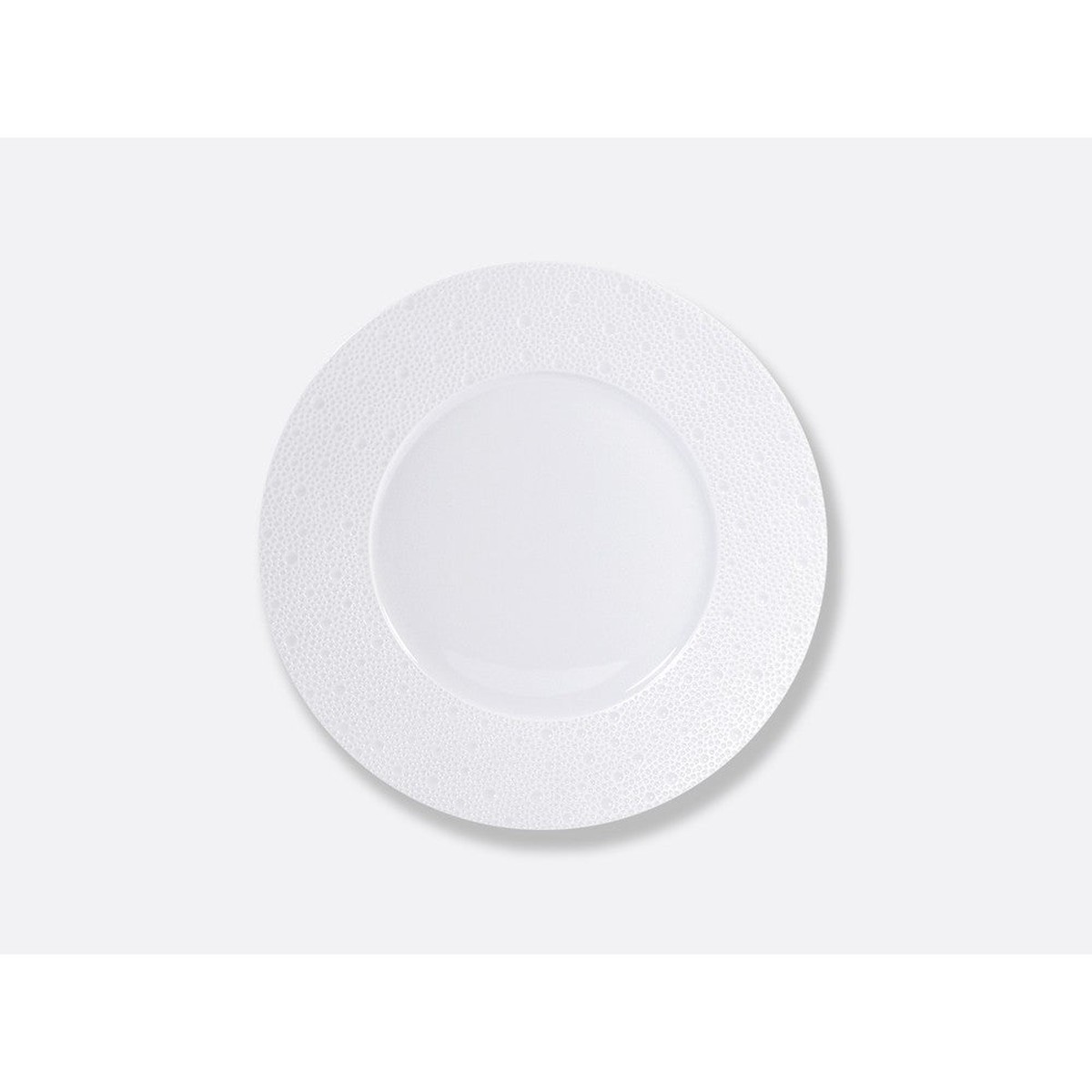 Ecume White Dinner Plate by Bernardaud