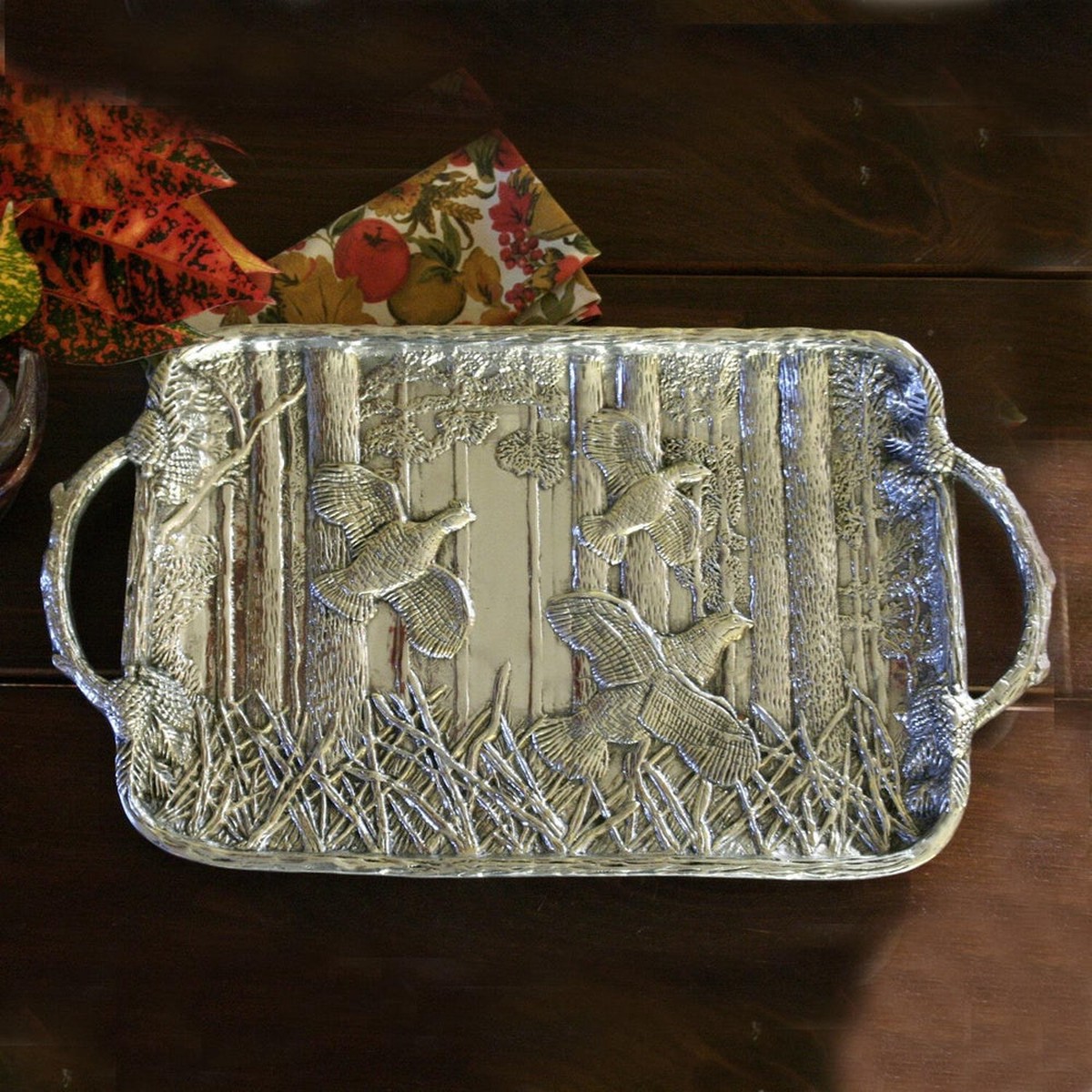 Forest Quail Tray By Beatriz Ball