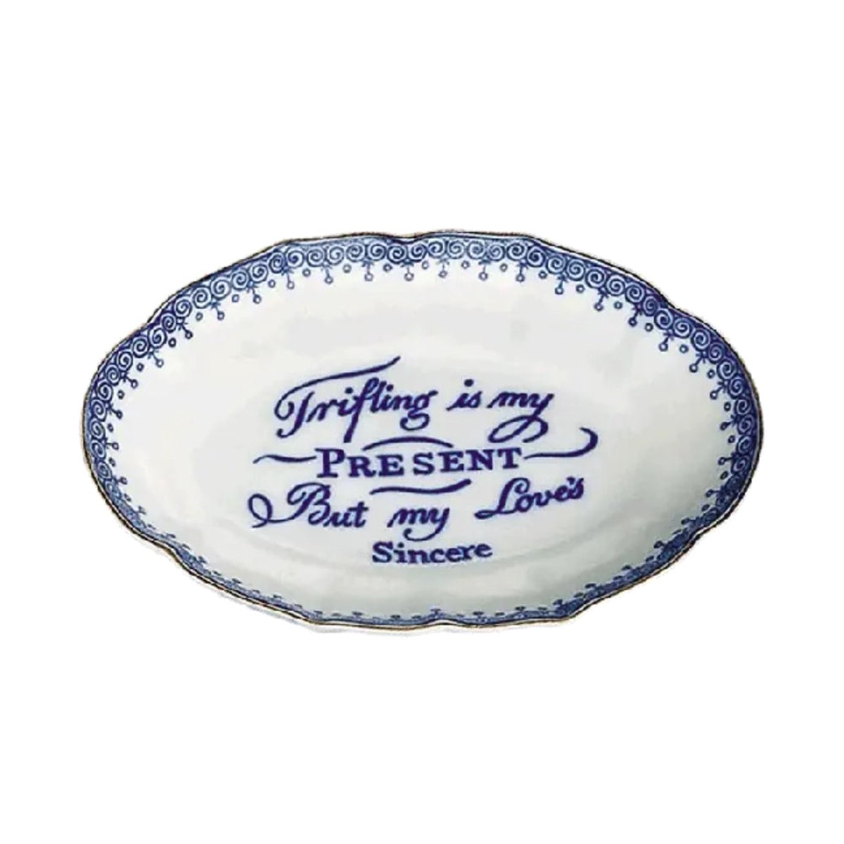 "Trifling is My Gift" Ring Tray by Mottahedeh