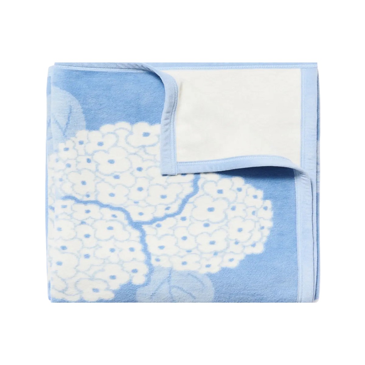 Light Blue Hydrangeas Blanket
