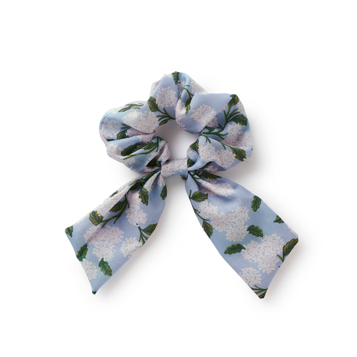 Blue Hydrangea Scrunchie