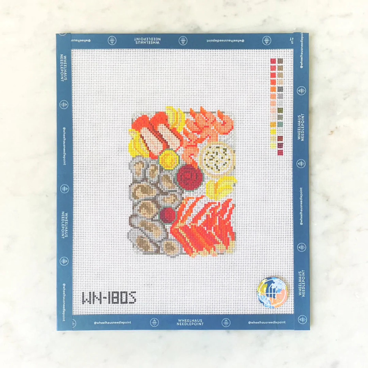 Seacuterie Platter Needlepoint Kit