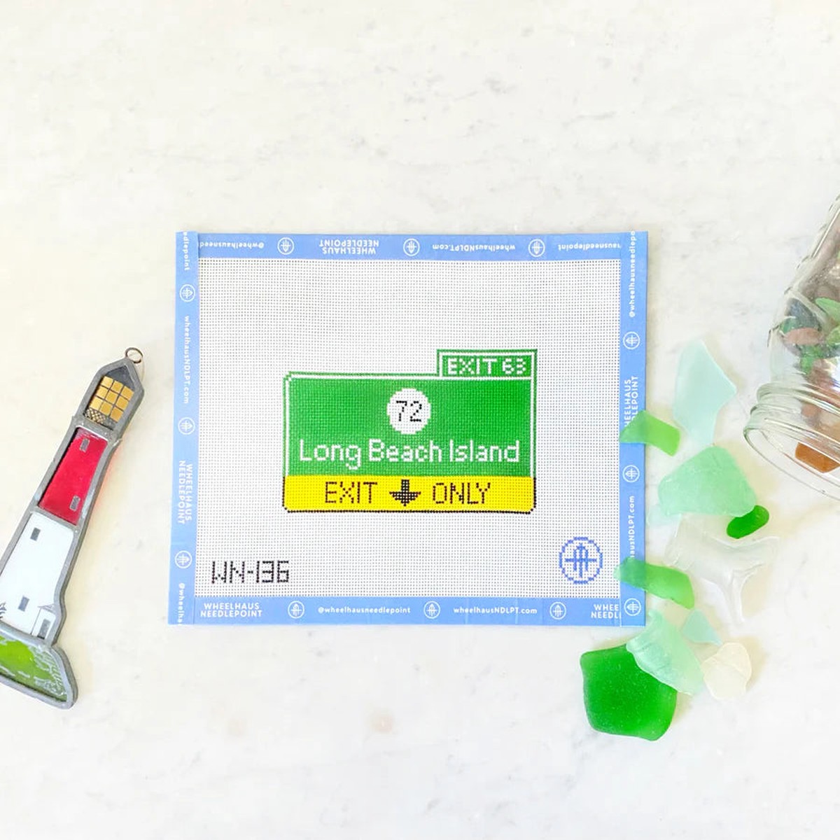 Exit 63 Needlepoint Kit
